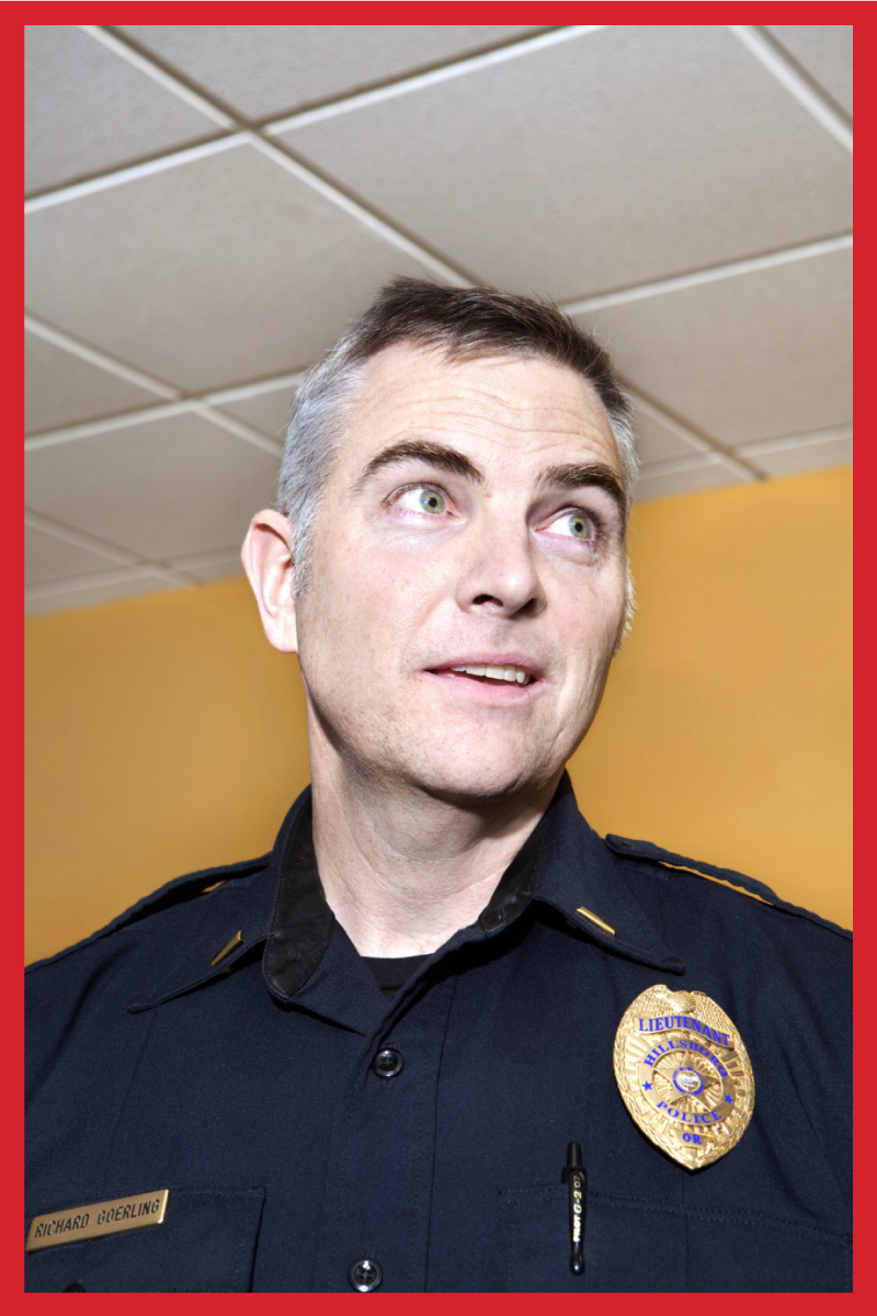 Lt. Richard Goerling says, &quot;Meditation seems so simple. Sit still, breathe, let your thoughts come and go. But for me, it was really difficult.&quot;