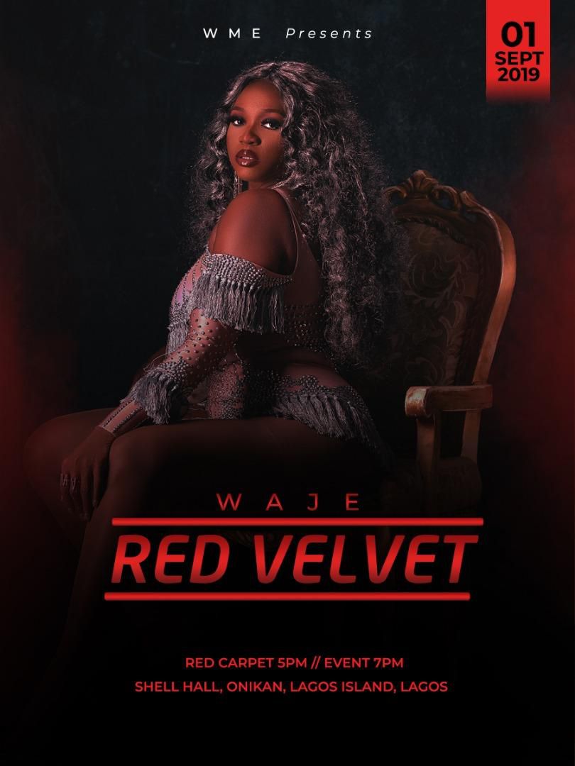 Red Velvet! Waje announces first ever Nigerian 'Bedroom Musical' concert