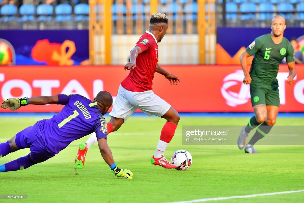 William Troost-Ekong and Ikechukwu Ezenwa (GIUSEPPE CACACE/AFP/Getty Images)