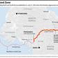 Map of the Demilitarized Zone that has divided the Koreas for decades.