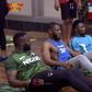 BBNaija 2019 housemates working out [Twitter/Big Brother Naija]