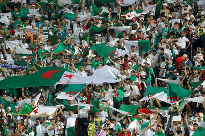 Thousands of Algeria fans have followed their country at this year's African Cup of Nations