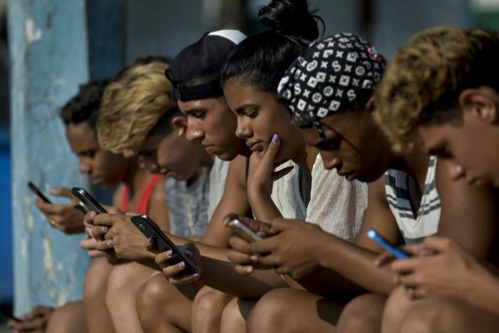 As Cubans like these young people seen recently in Havana enjoy increasing internet connectivity, the government plans to maintain tight controls
