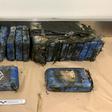 Around 19 packages of cocaine were found along the shoreline