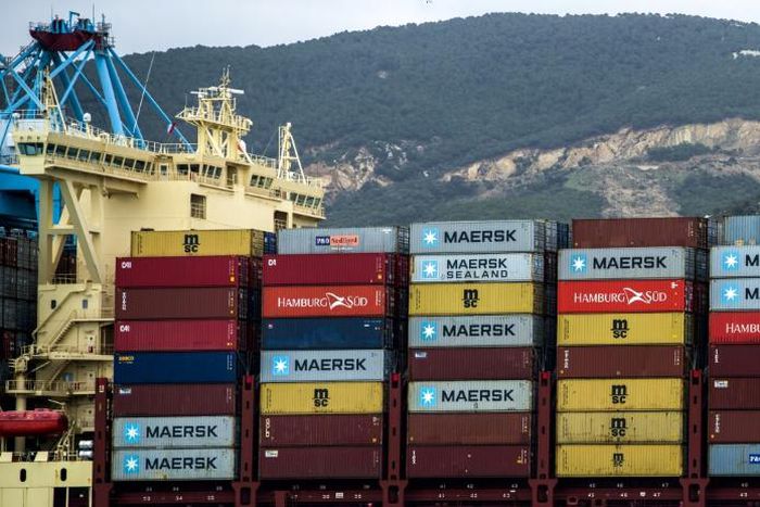 Containers at the Tanger-Med port, which is tripling its capacity to make it the Mediterranean's biggest facility for maritime cargo