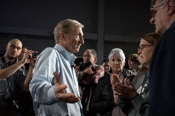 Billionaire Tom Steyer may enter the 2020 field as Rep. Eric Swalwell bows out