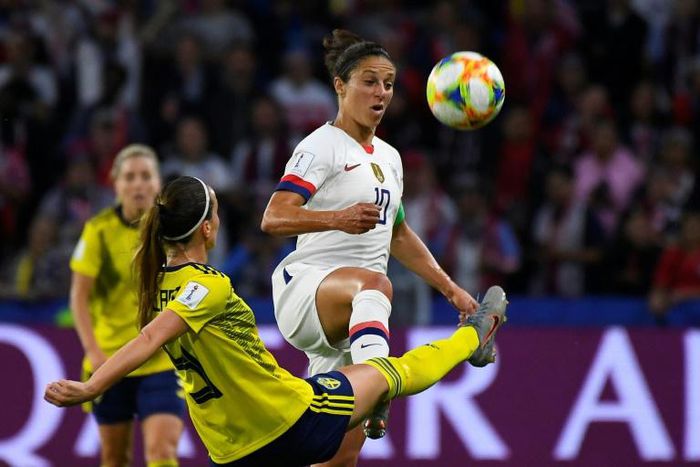 Carli Lloyd says anything but victory is failure for the reigning world champion Americans