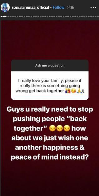 IK Ogbonna's estranged wife, Sonia Lareinaa has appealed to nosy people to back off her failed marriage and stop trying to make it work [Instagram/SoniaLareinaa]