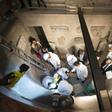 The work at the ossuary at the Teutonic Cemetery in the Vatican began earlier this month