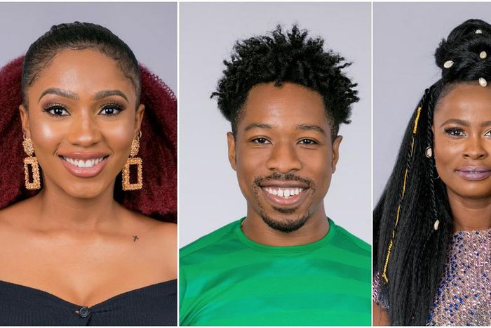 Mercy, Ike and Ella in love triangle [Multichoice Nigeria]