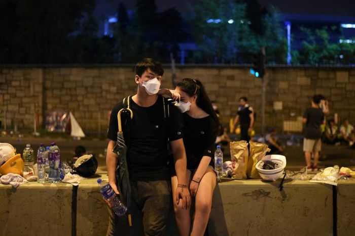 Many who went into the streets of Hong Kong this week to decry what they see as yet another erosion of their city's freedoms were very young