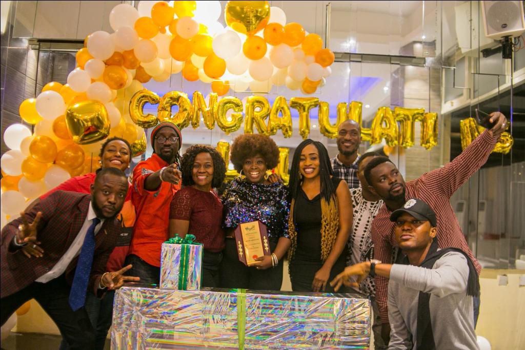 Lolo  with her Wazobia family