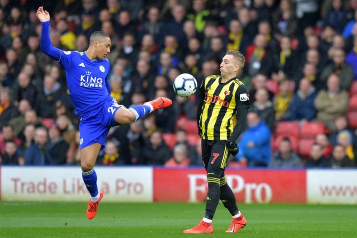 Youri Tielemans (left) has made his move to Leicester permanent on a four-year deal