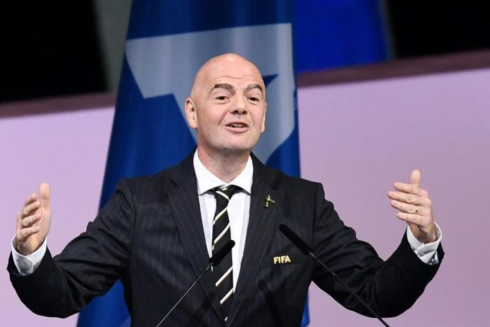 Gianni Infantino was waved in unopposed for a second term as FIFA president in Paris on Wednesday