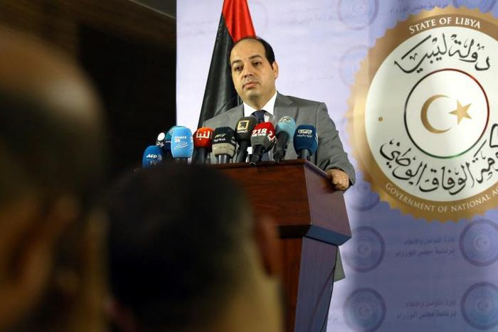 Libyan Deputy Prime Minister Ahmed Meitig, seen here in June 2018, says that his Government of National Accord has been assured of support on a visit to Washington