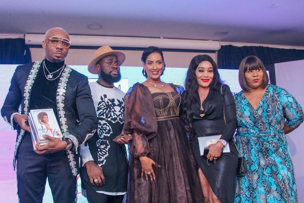 Dele Momodu, RMD, Abike Dabiri & more support Juliet Ibrahim at her “A Toast to Life” book launch - (Photos)