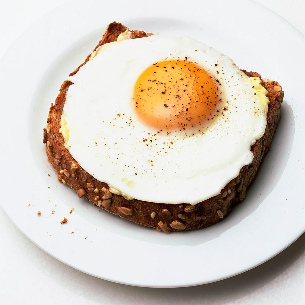 fried egg on toast