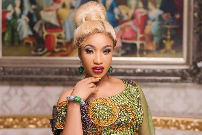 Tonto Dikeh has a message for deadbeat dads on Fathers day [Instagram/TontoDikeh]