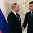 Russian President Vladimir Putin and his French counterpart Emmanuel Macron, pictured last month, have agreed on the need to save the Iran nuclear deal