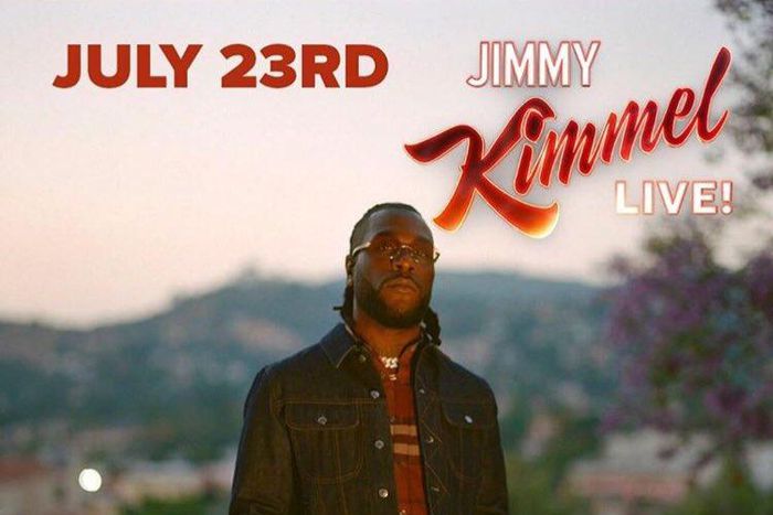 Burna Boy performs on Jimmy Kimmel Live! (Instagram/Burnaboygram)