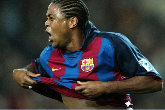 Patrick Kluivert starred as a player at Barcelona