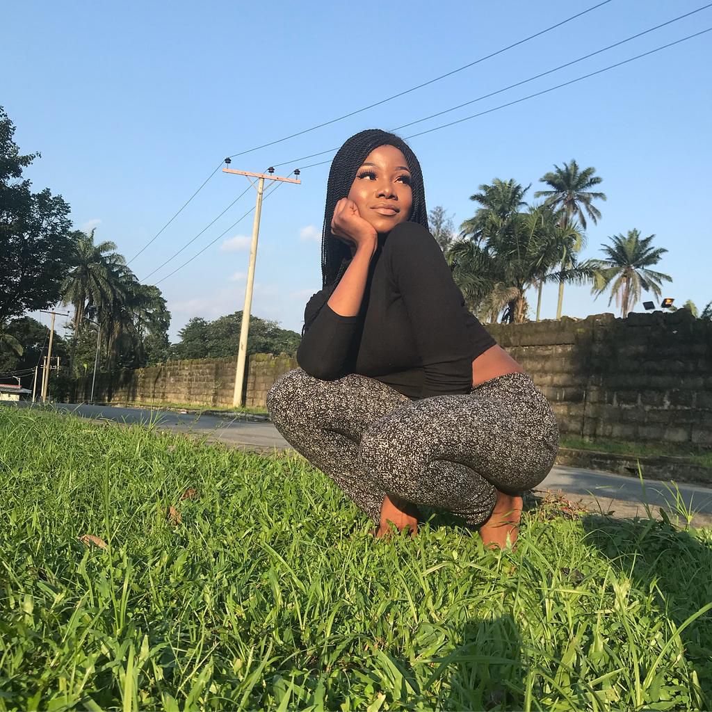 Apparently she has a huge fan base outside the BBNaija house as she survived eviction on her first eviction Sunday [Instagram/SymplyTacha]