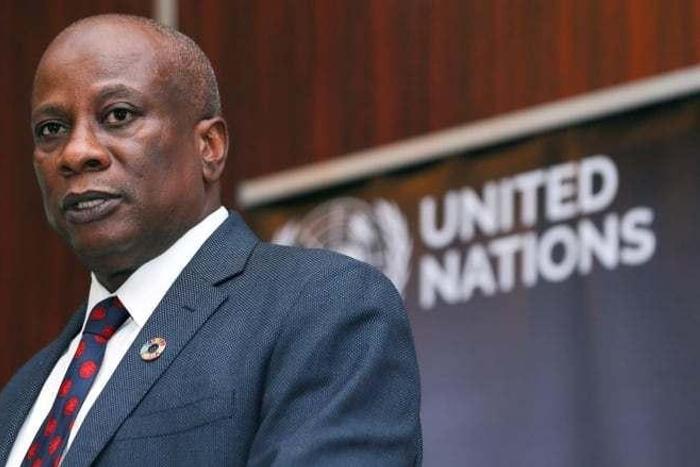 The UN Humanitarian Coordinator in Nigeria, Mr Edward Kallon [Nigeria Serve]