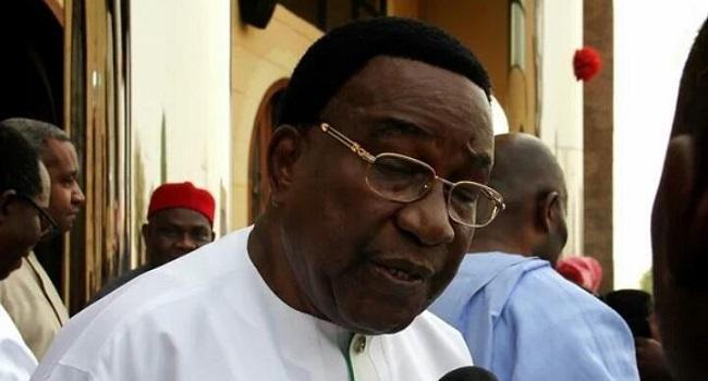 Sen. Jim Nwobodo, a former Governor of old Anambra  [Ripples]