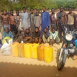 Faces of the 20 bandits and kidnappers arrested in Katsina by the Nigeria Army (The Nation)