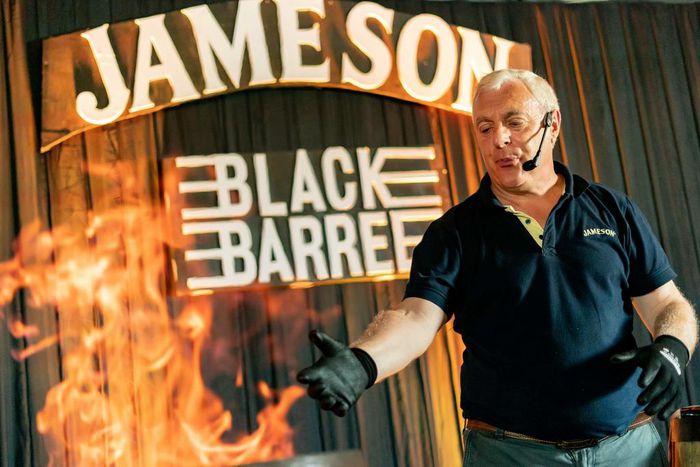 Master Copper Ger Buckley at Jameson Black Barrel Launch event