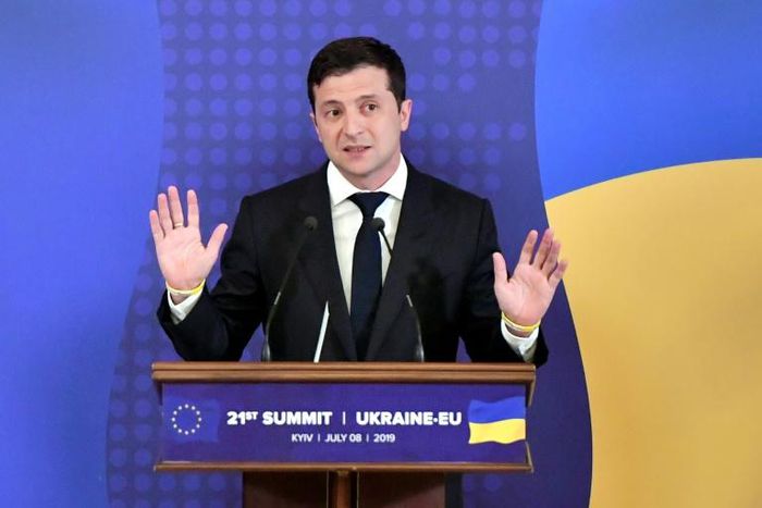 Ukrainian President Volodymyr Zelensky's newly-established "Servant of the People" party is now Ukraine's most popular political movement according to opinion polls