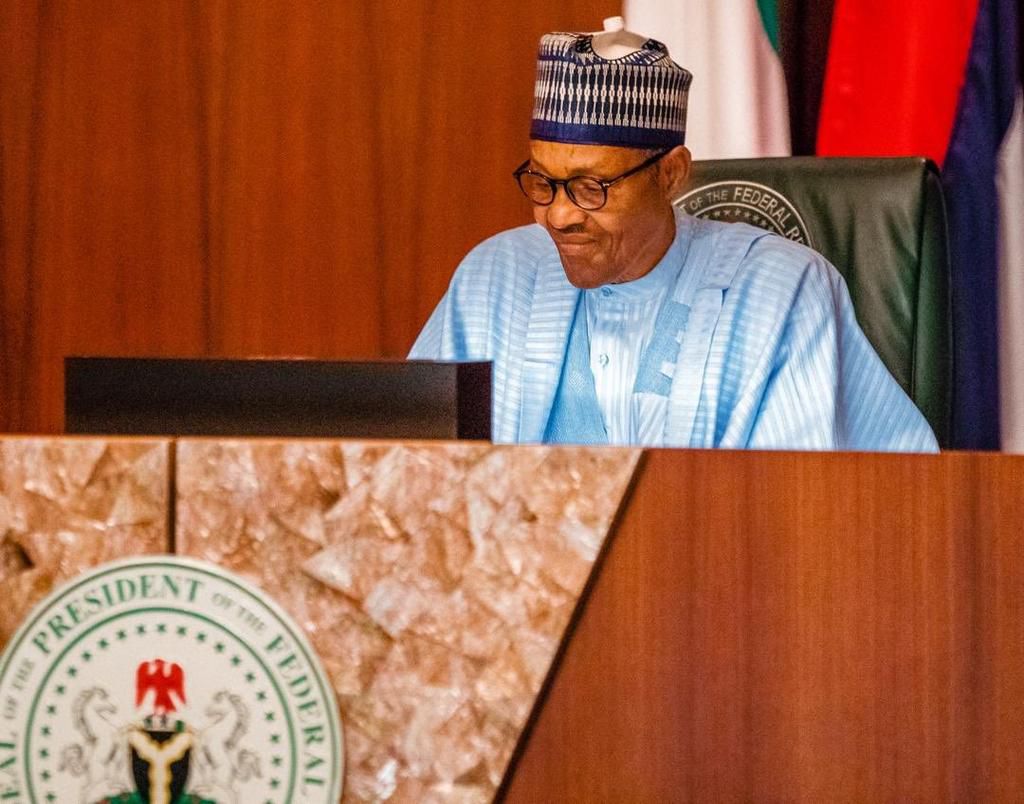 President Muhammadu Buhari [Twitter/@femigbaja]