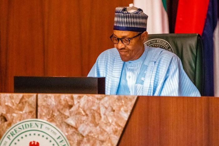 President Muhammadu Buhari [Twitter/@femigbaja]