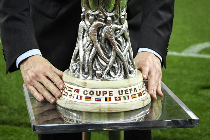 The Europa League trophy