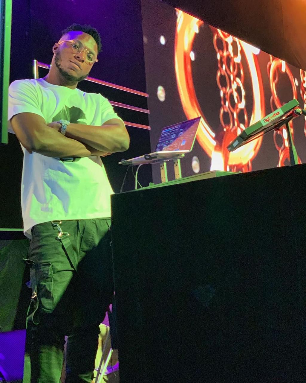 When the housemates turned up for their Saturday night party with DJ Kaywise on the wheels of steel, we all knew it was going to be one lit night [Instagram/DJKaywise]