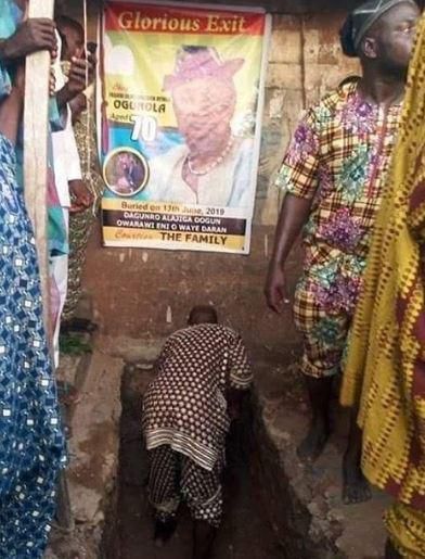 Veteran Nollywood actor, Fasasi ‘Dagunro’ Olabankewin has been buried according to Muslim rites [Instagram/BestOfNollywood]
