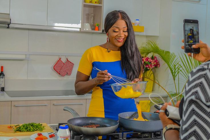 Mercy Johnson Okojie has completed the shoot for her new cooking/talk show, Mercy’s Menu [Instagram/MercyMenu]