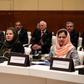 The Taliban on Sunday spoke about women's role in a future settlement, according to one of the delegates
