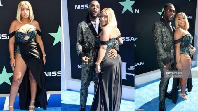 Steflon Don and Burna Boy at the 2019 BETs