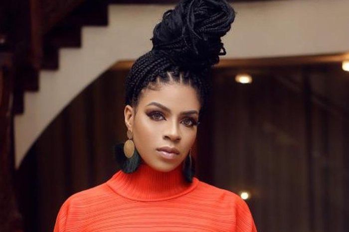 Venita Akpofure has announced that she has split from her partner who got her engaged four years ago [InstagtamVeezeebaybeh]