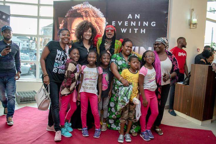 Elvina Ibru, Denrele Edun and fans