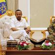 Days after a deadly crackdown on a protest camp in Khartoum, Ethiopia's Prime Minister Abiy Ahmed (L, pictured June 7, 2019) met with Sudan's ruling military council General Abdel Fattah al-Burhan (R) to try to mediate between the two sides