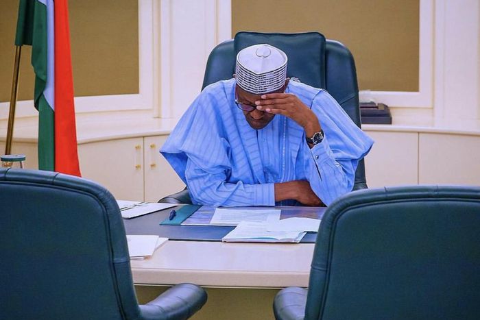 President Muhammadu Buhari [Twitter/@BashirAhmaad]