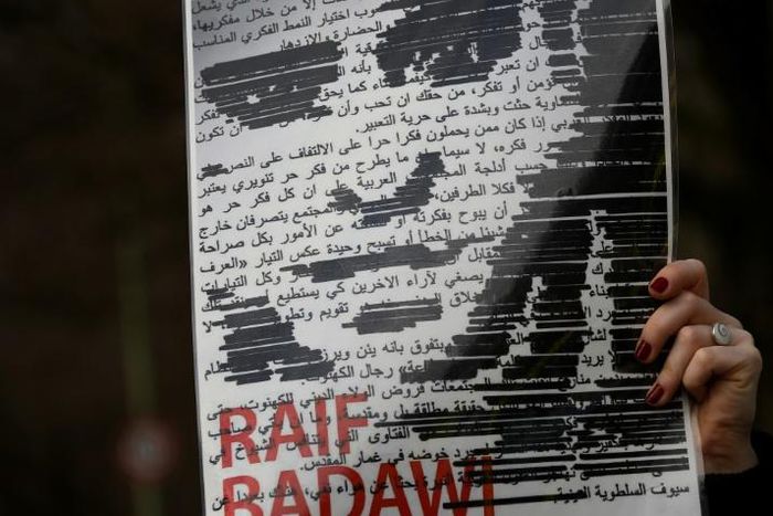 Saudi blogger Raif Badawi is among 30 journalists which Reporters Without Borders (RSF) wants to see released
