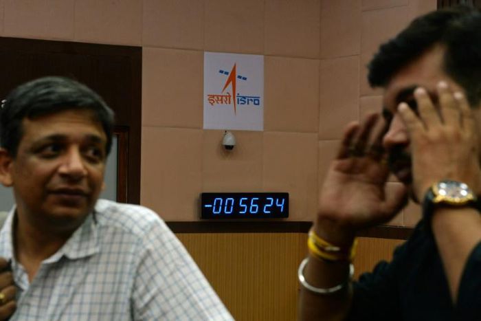 The launch of India's Chandrayaan-2 Moon mission was dramatically postponed just under an hour before liftoff