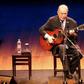 In this file photo taken on August 14, 2008, Brazilian singer and composer Joao Gilberto, a pioneer of bossa nova music, performs in Sao Paulo, Brazil; his son announced his death on July 6, 2019