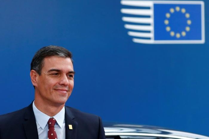Spain's Prime Minister Pedro Sanchez, currently in Brussels for the European summit, will bid for a second term as premier later this month