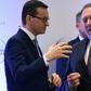 Poland's Prime Minister Mateusz Morawiecki, pictured (left) with US Secretary of State Mike Pompeo, was condemned by Jewish groups when he said holding Poland liable for restitution would hand a "posthumous victory" to Adolf Hitler