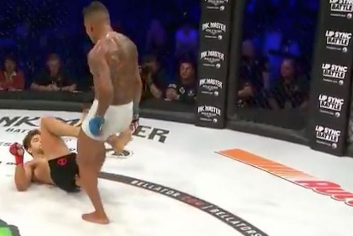 An MMA Fighter Got Kicked in the Butt, Literally