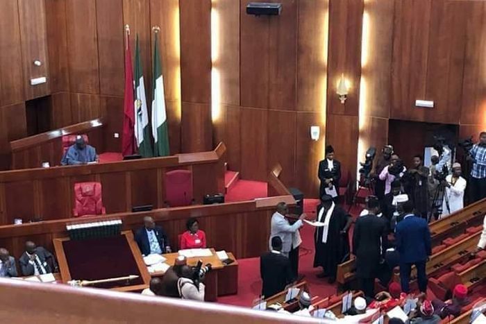 The President of the Senate, Ahmad Lawan, made the announcement after an hour closed-door session.